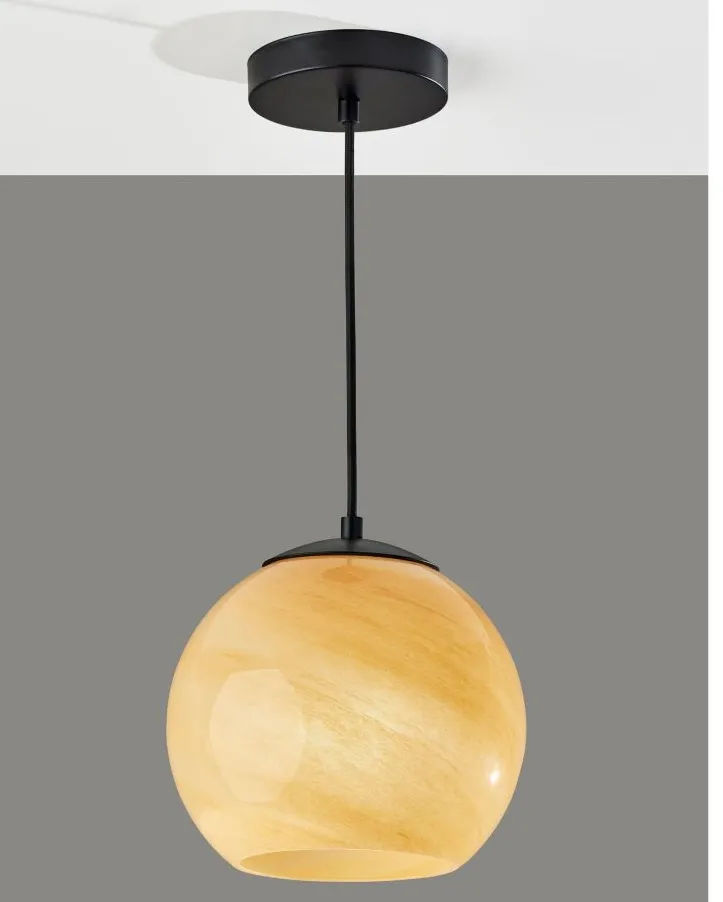 Nolan Pendant in Black by Adesso Inc