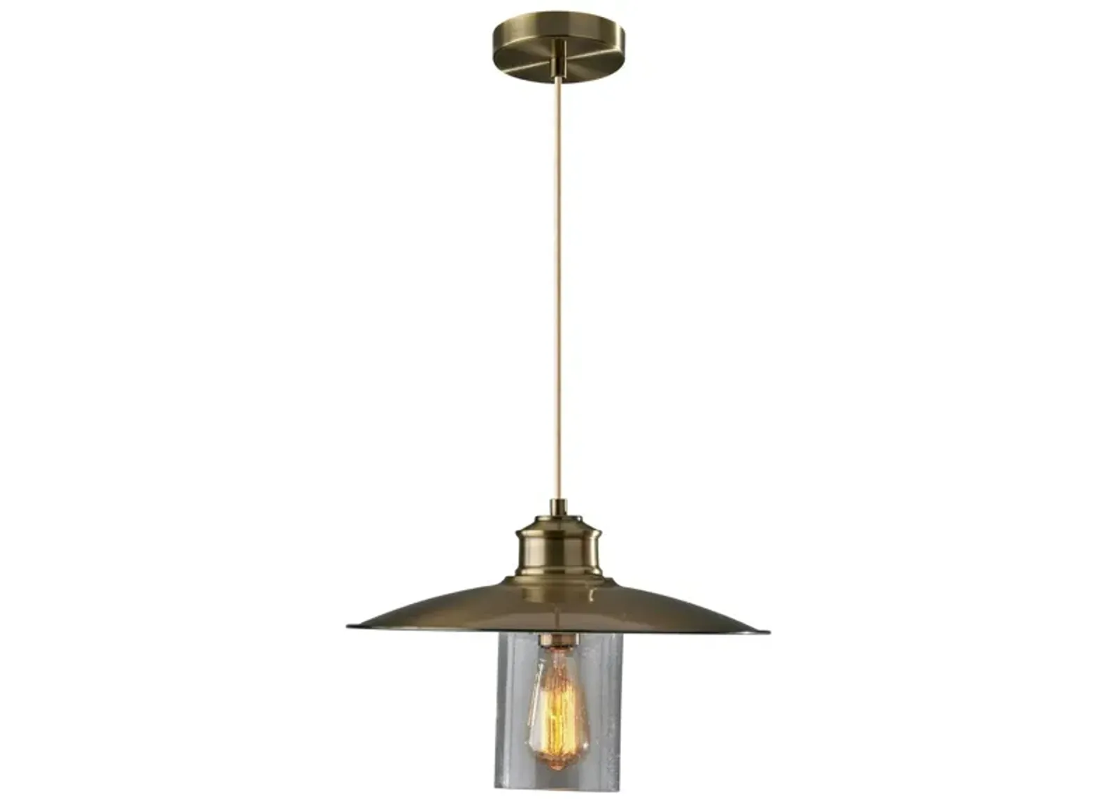 Kieran Pendant in Antique Brass by Adesso Inc