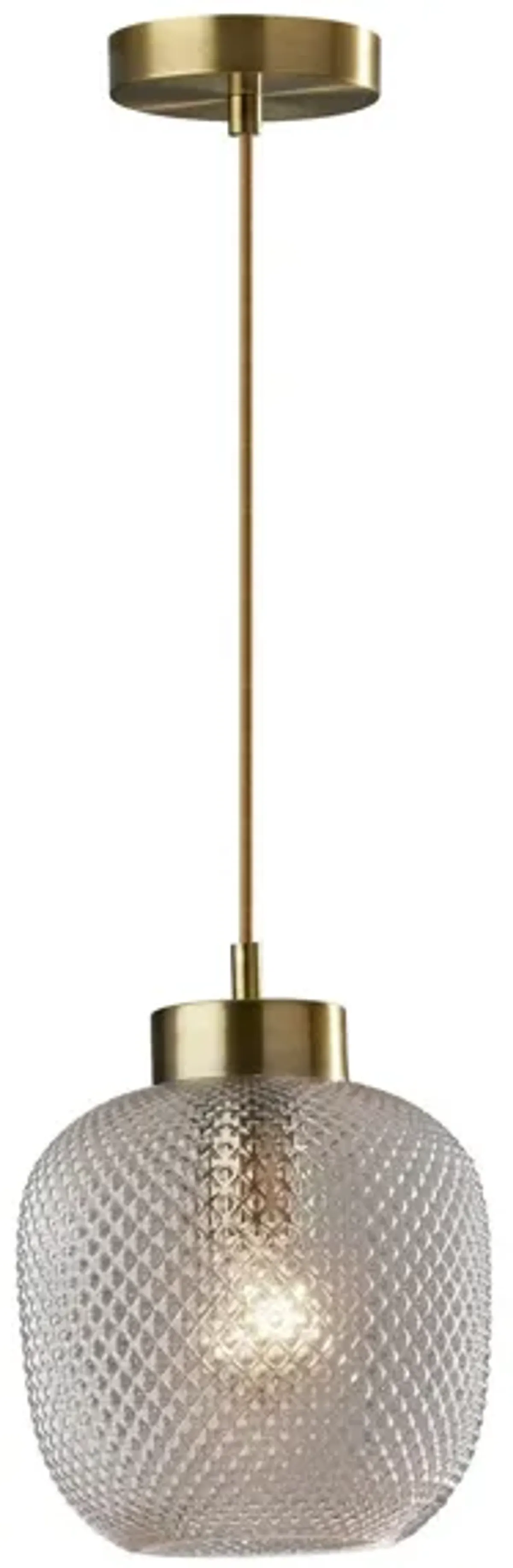 Natasha Pendant in Antique Brass by Adesso Inc