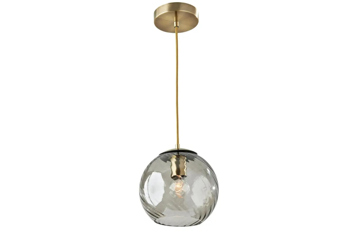 Camden Pendant in Antiqued Brass by Adesso Inc