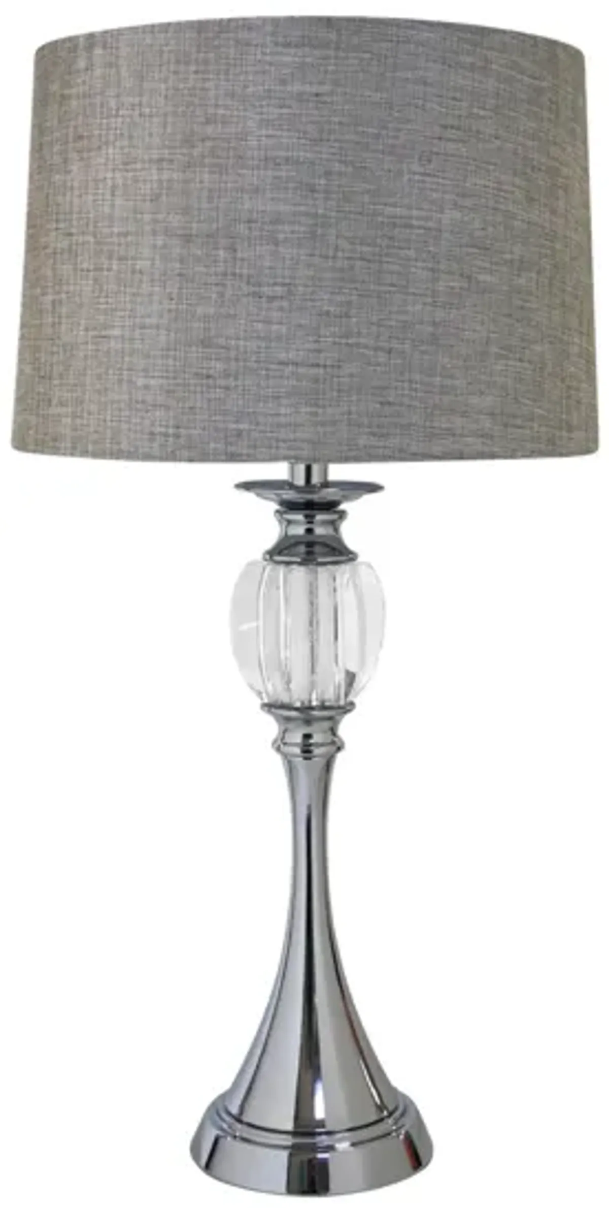 Elegant 26" Table Lamp in Chrome by Bellanest