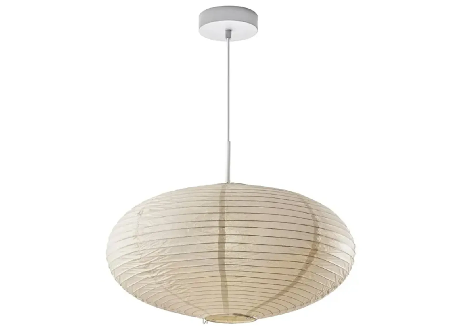 Alana Large Pendant Light in Off-White Paper by Adesso Inc