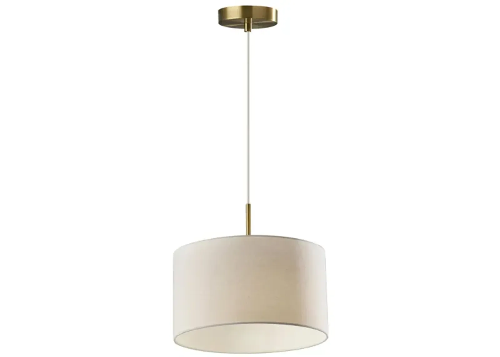 Finley Pendant in Antiqued Brass by Adesso Inc