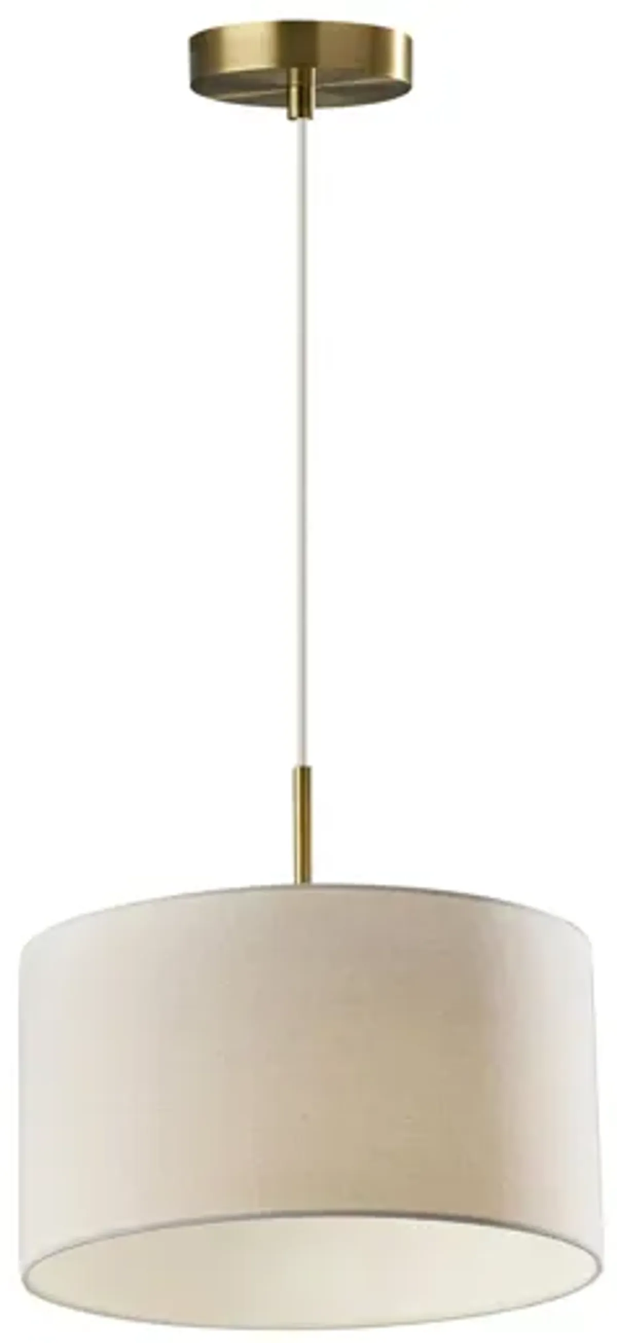 Finley Pendant in Antiqued Brass by Adesso Inc