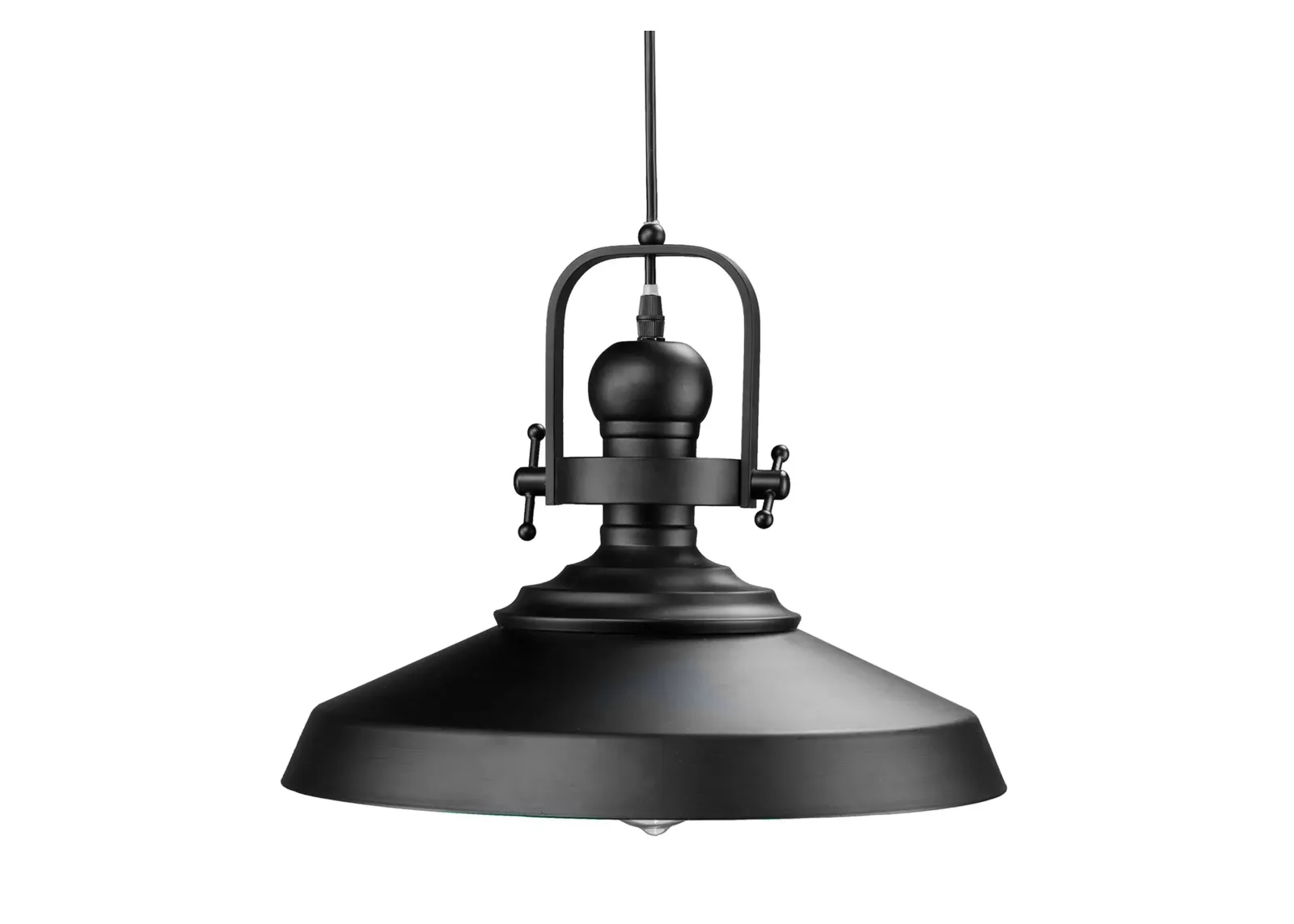 Thatcham Pendant Lamp in Black by SEI Furniture