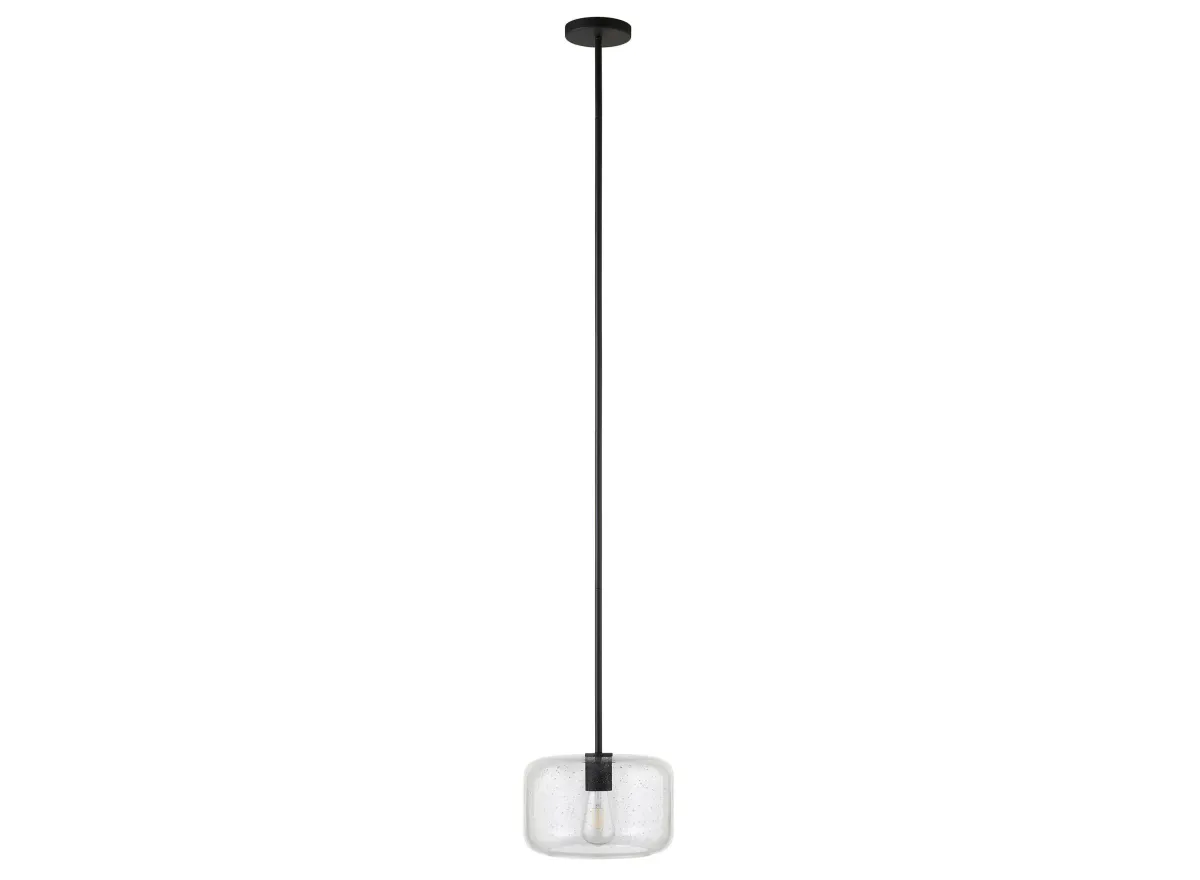 Vargas Pendant in Blackened Bronze by Hudson & Canal