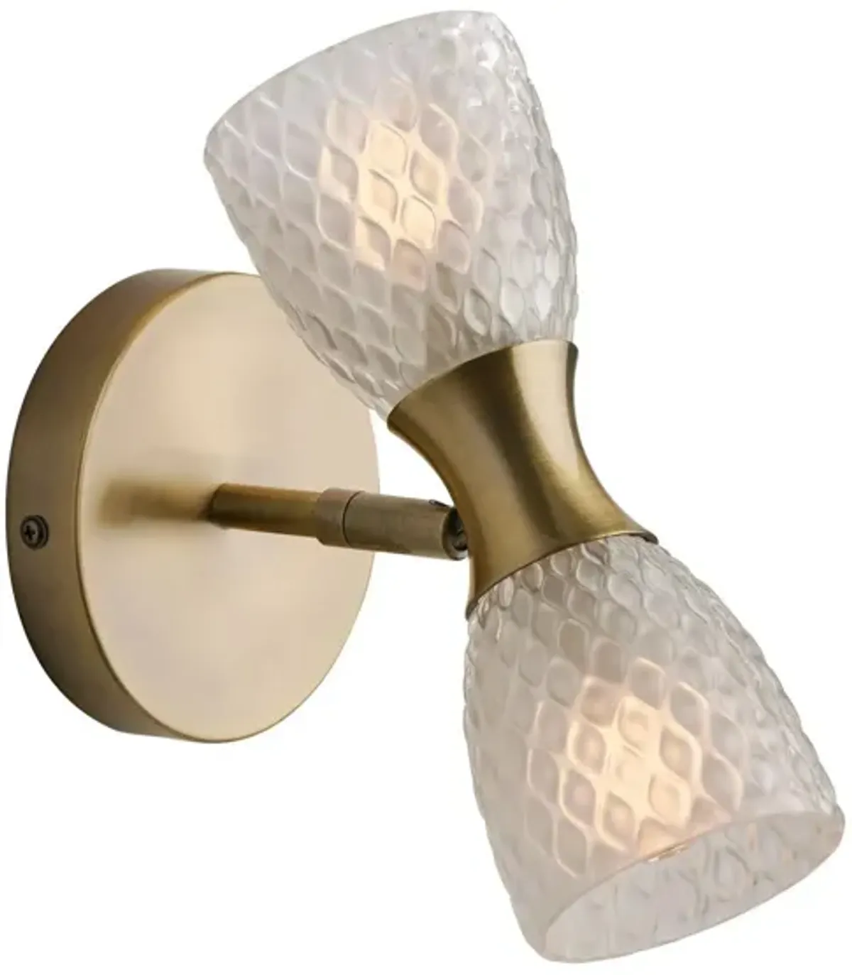 Nina LED Wall Lamp in Antique Brass by Adesso Inc