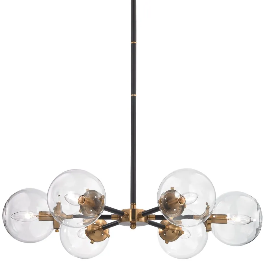 Boudreaux 6-Light Chandelier in Antique Gold by Stein World