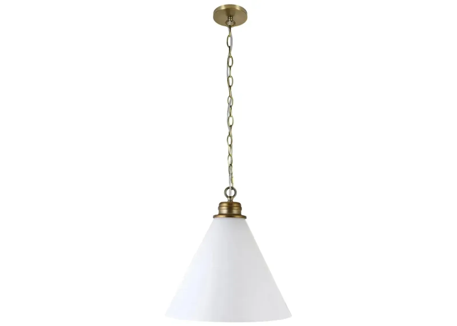 Canto Pendant in Brass by Hudson & Canal