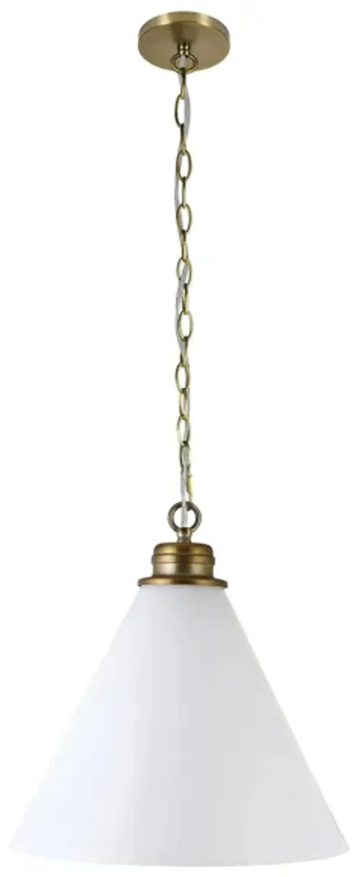 Canto Pendant in Brass by Hudson & Canal