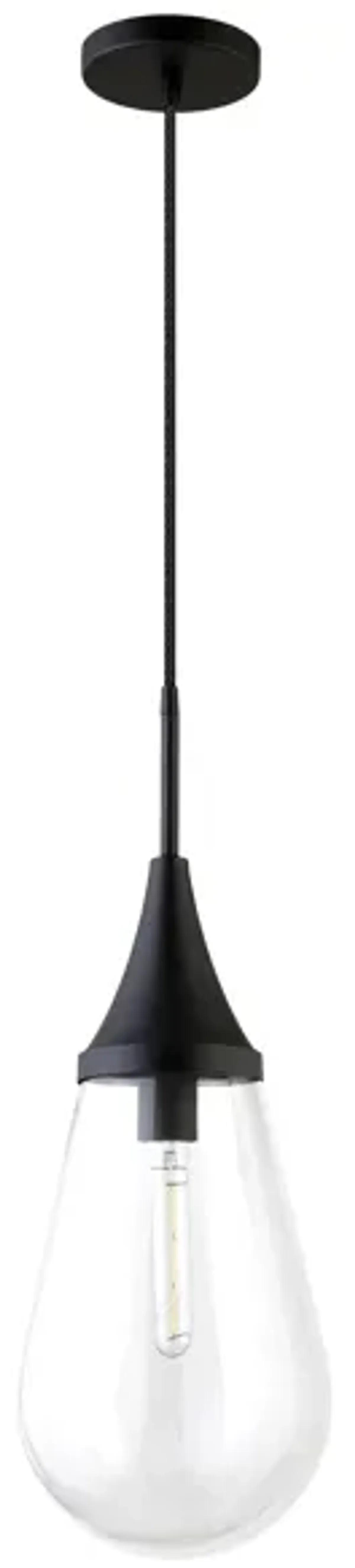 Deepa Pendant in Blackened Bronze by Hudson & Canal