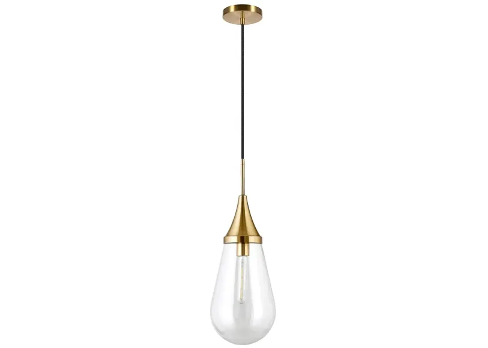 Deepa Pendant in Brass by Hudson & Canal