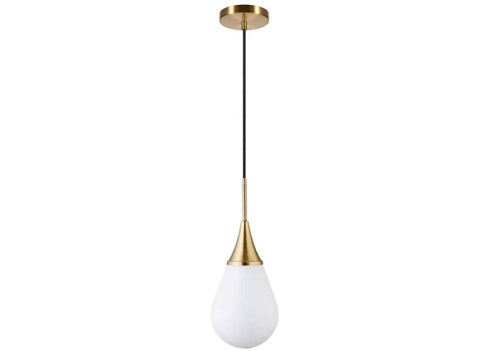 Deepa Pendant in Brass by Hudson & Canal