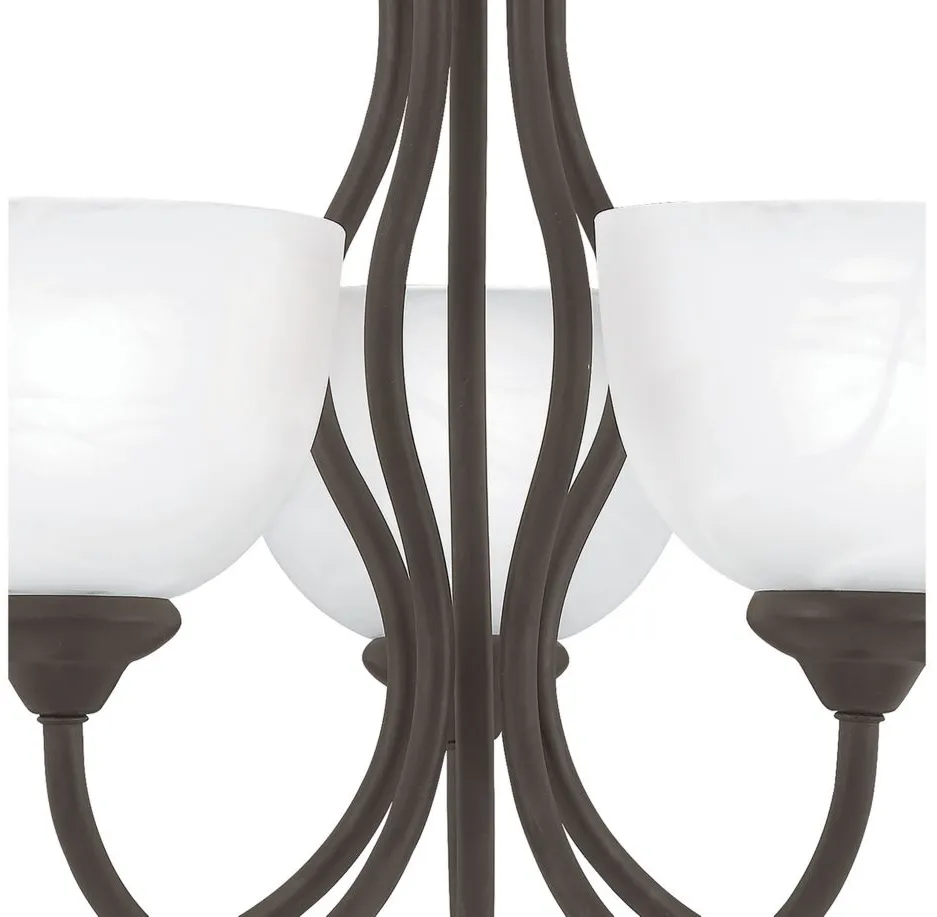 Tahoe 5-Light Chandelier in Painted Bronze by Stein World