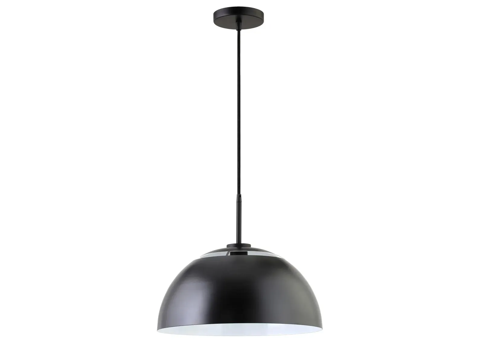 Errol Pendant in Matte Black by Hudson & Canal