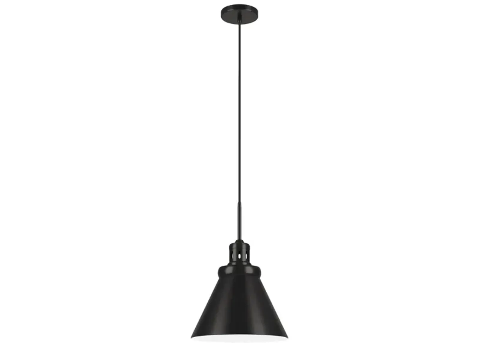 Zeno Pendant in Blackened Bronze by Hudson & Canal