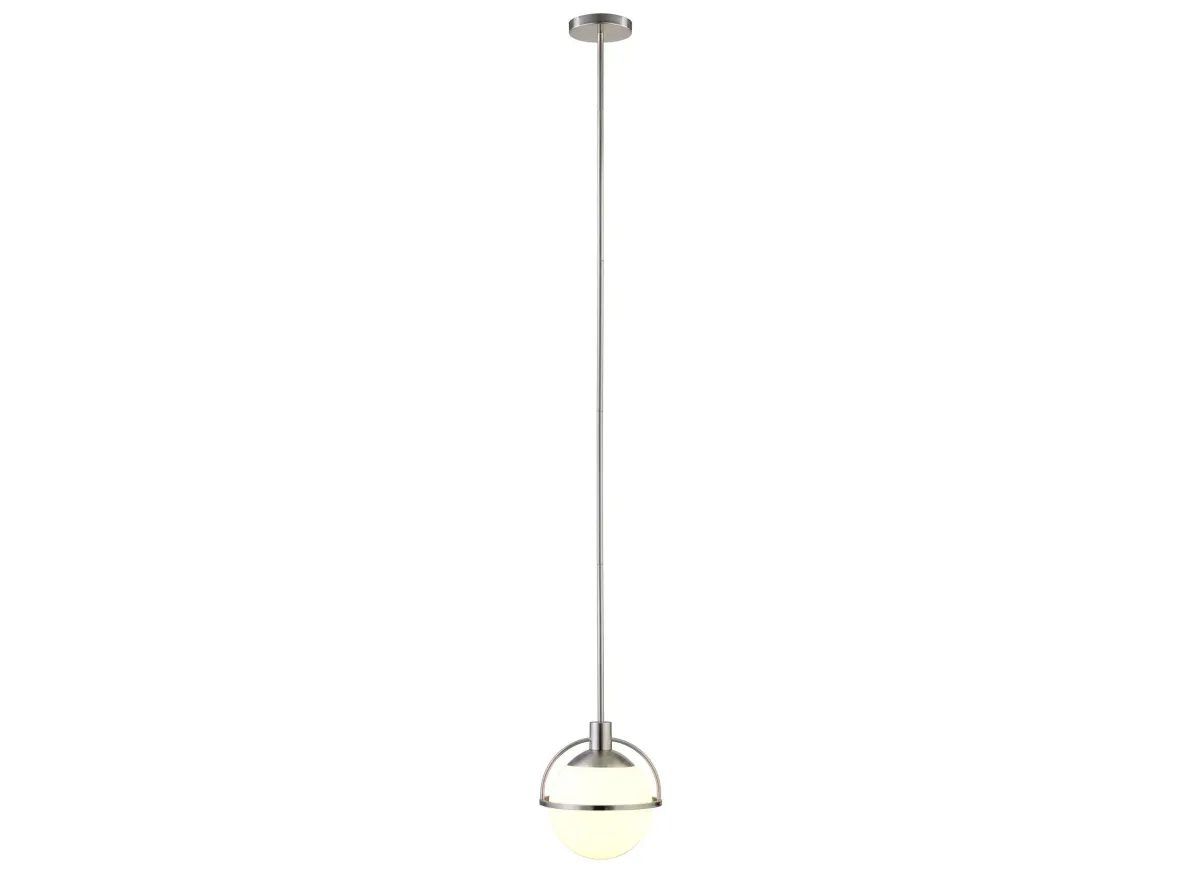 Limbani Pendant in Brushed Nickel by Hudson & Canal