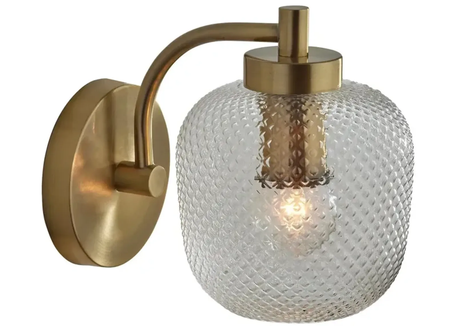 Natasha Wall Lamp in Antique Brass by Adesso Inc