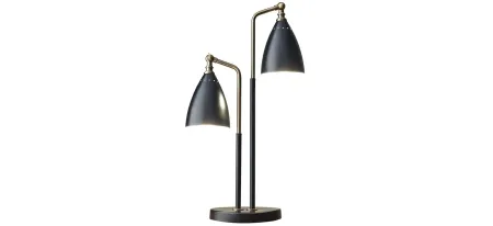 Chelsea Dual Table Lamp in Black by Adesso Inc