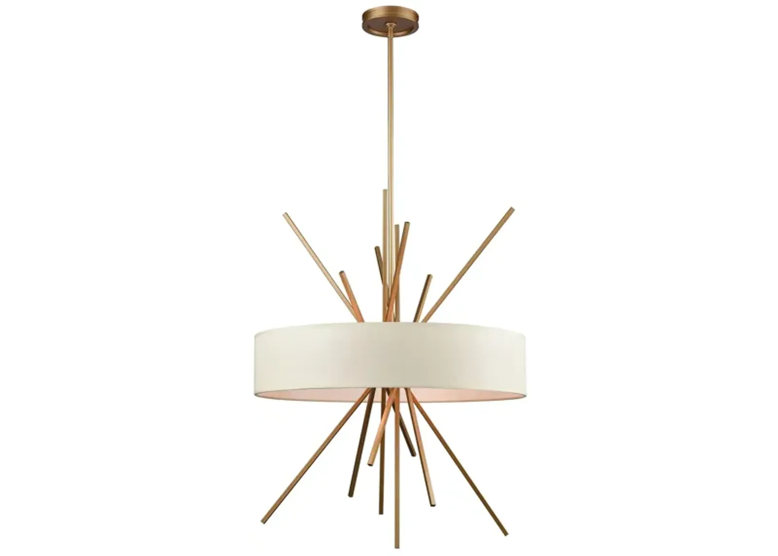 Xenia 5-Light Chandelier in Matte Gold by Stein World