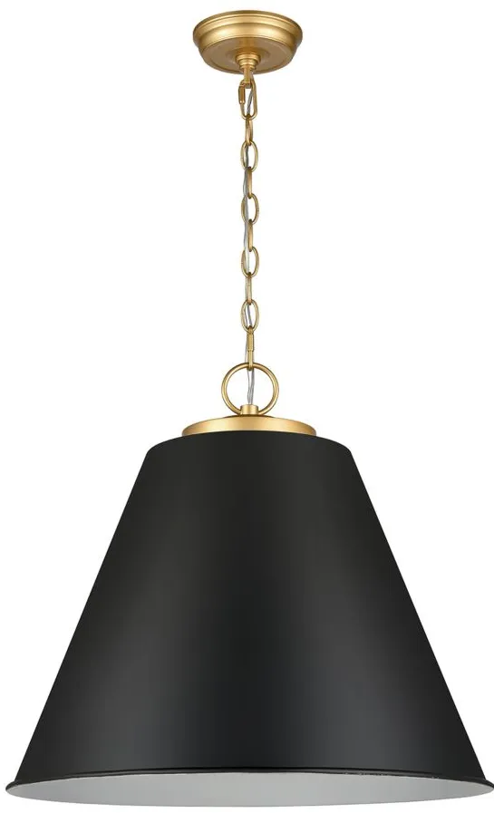 Vellus 3-Light Pendant in Matte Black by Stein World