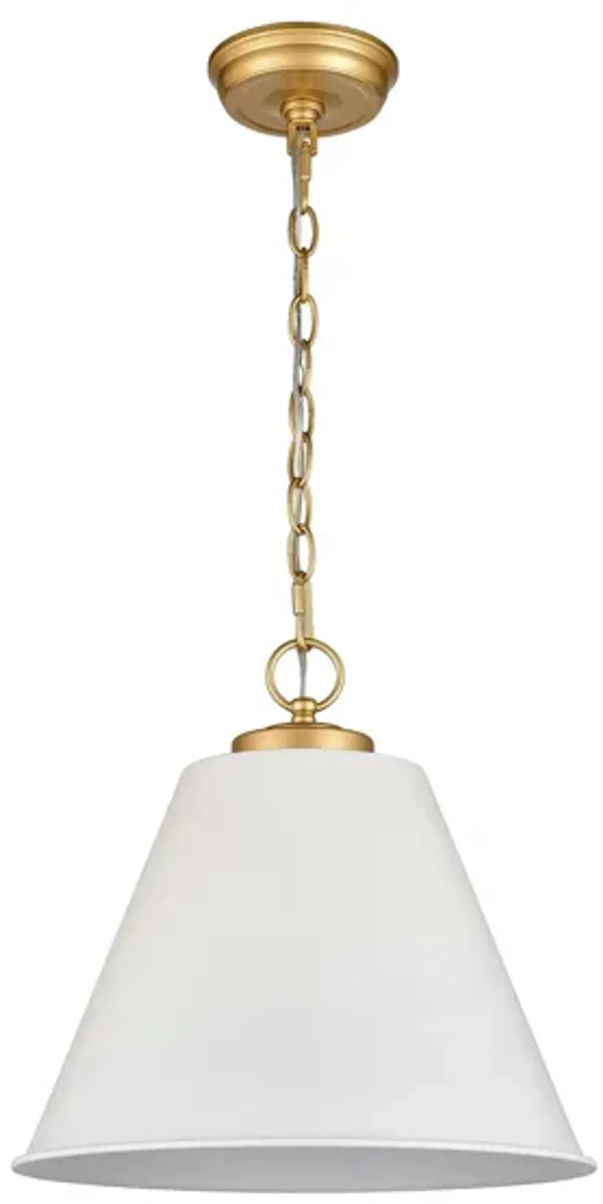 Vellus Pendant in Matte White by Stein World