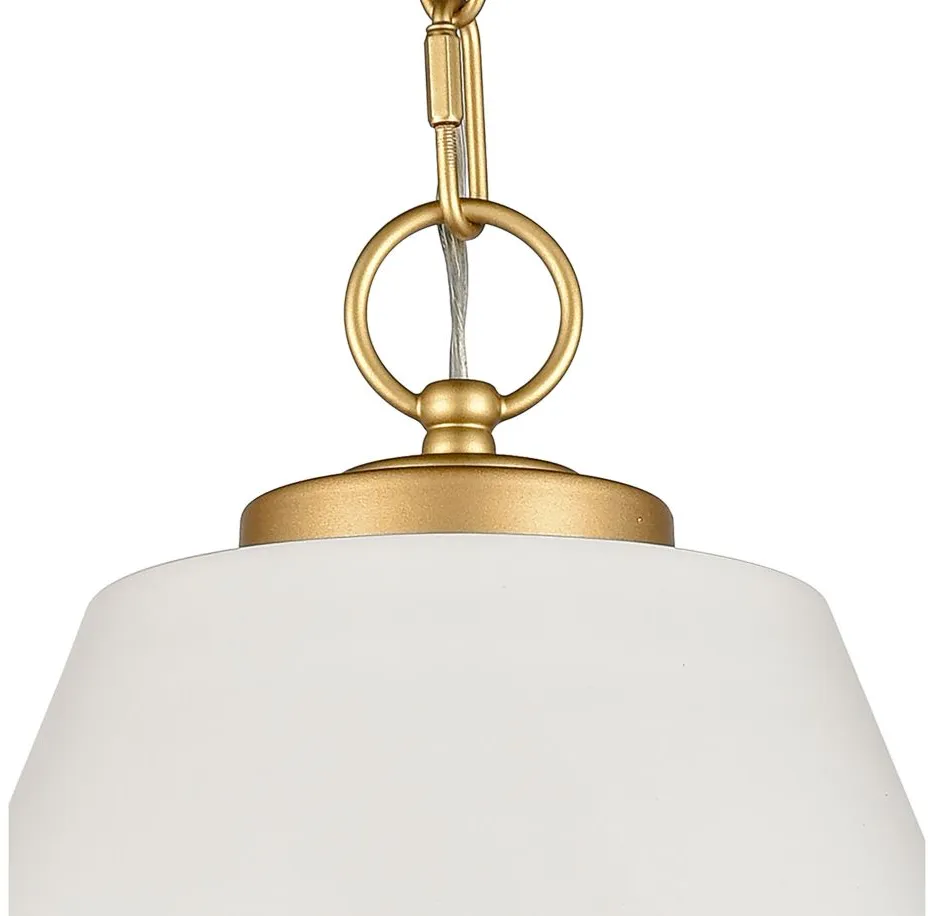 Vellus Pendant in Matte White by Stein World