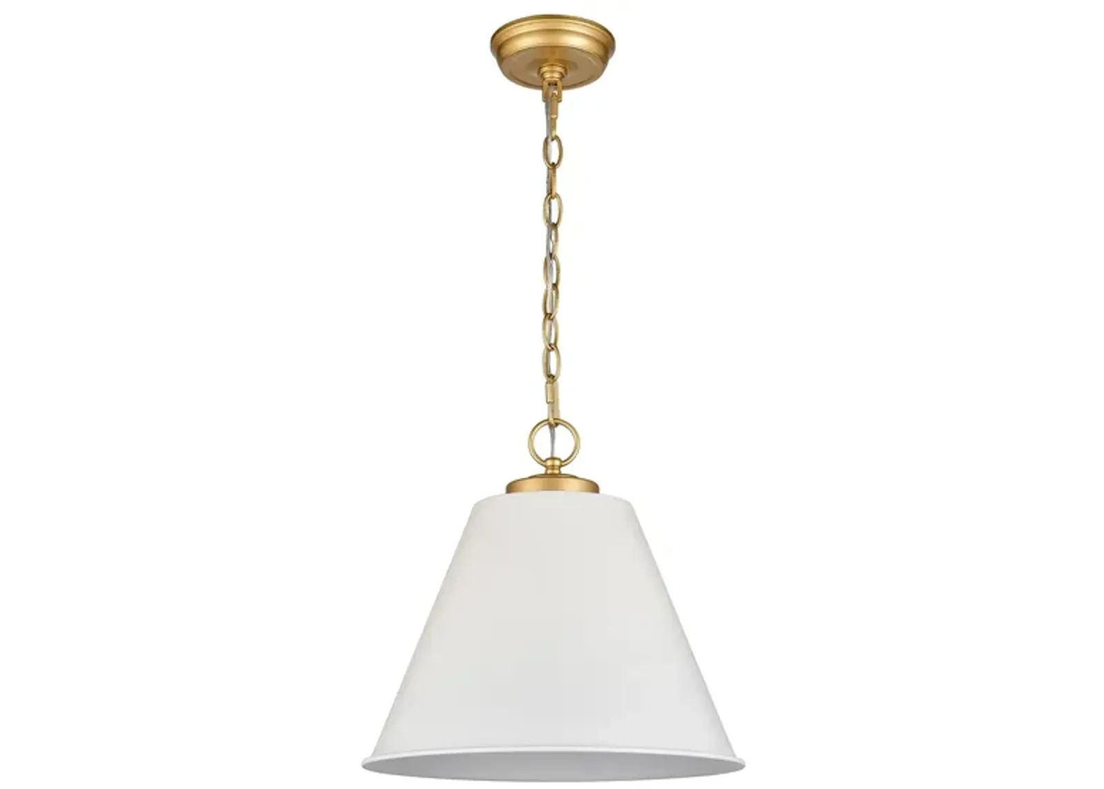 Vellus Pendant in Matte White by Stein World