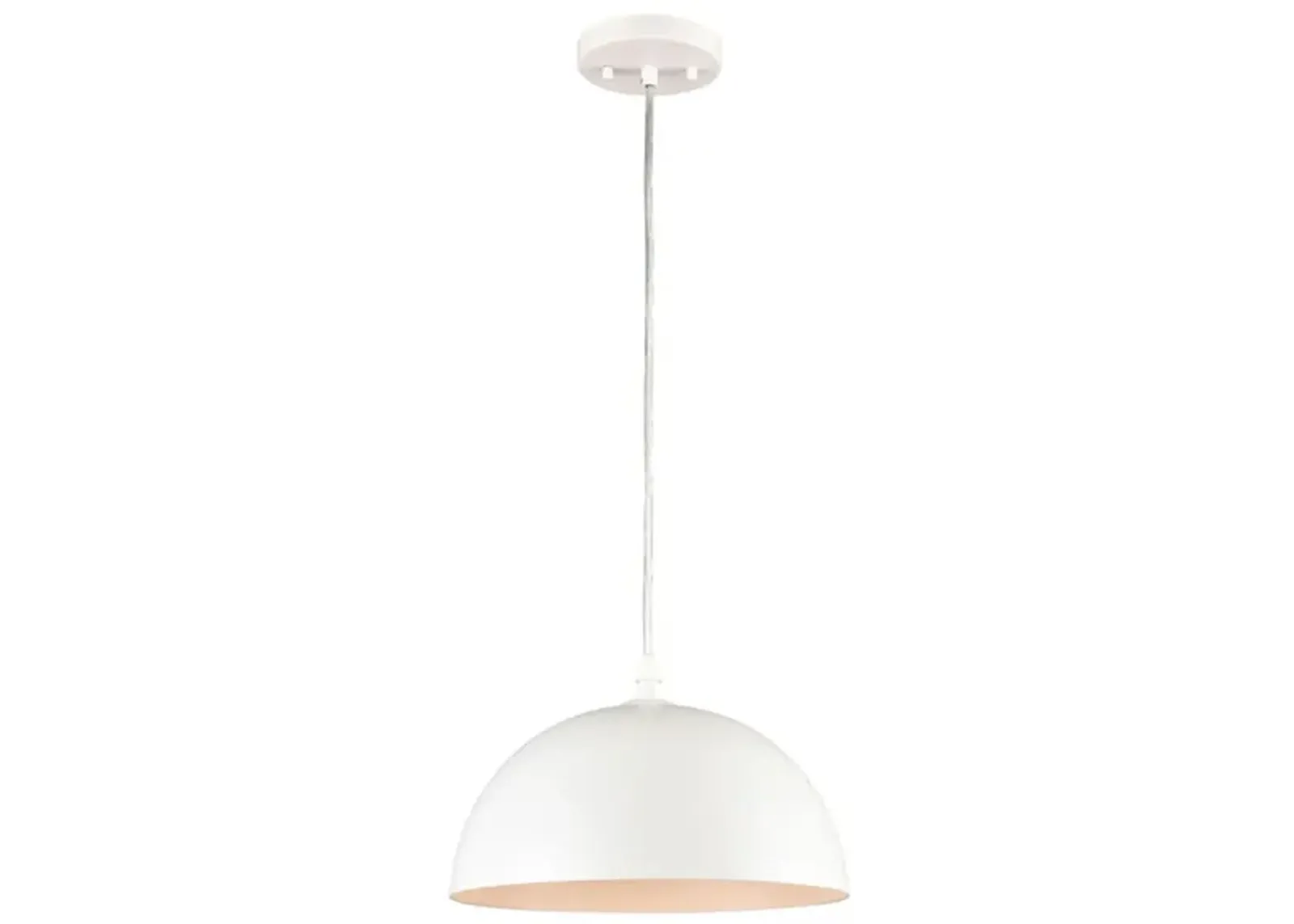 Chelsea Pendant in White by Stein World