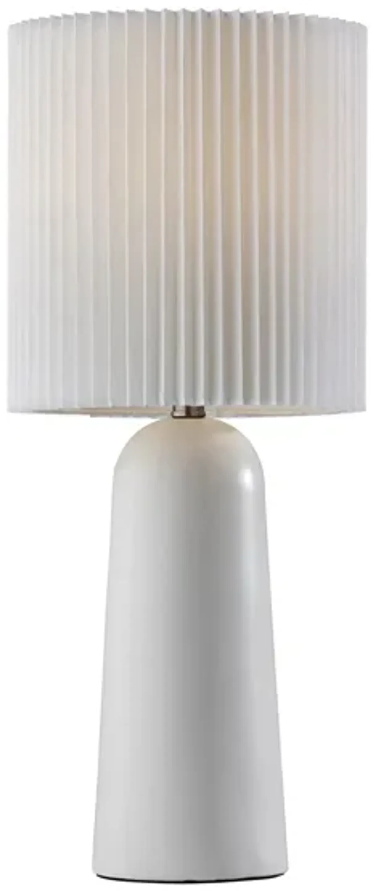 Callie Table Lamp in White by Adesso Inc