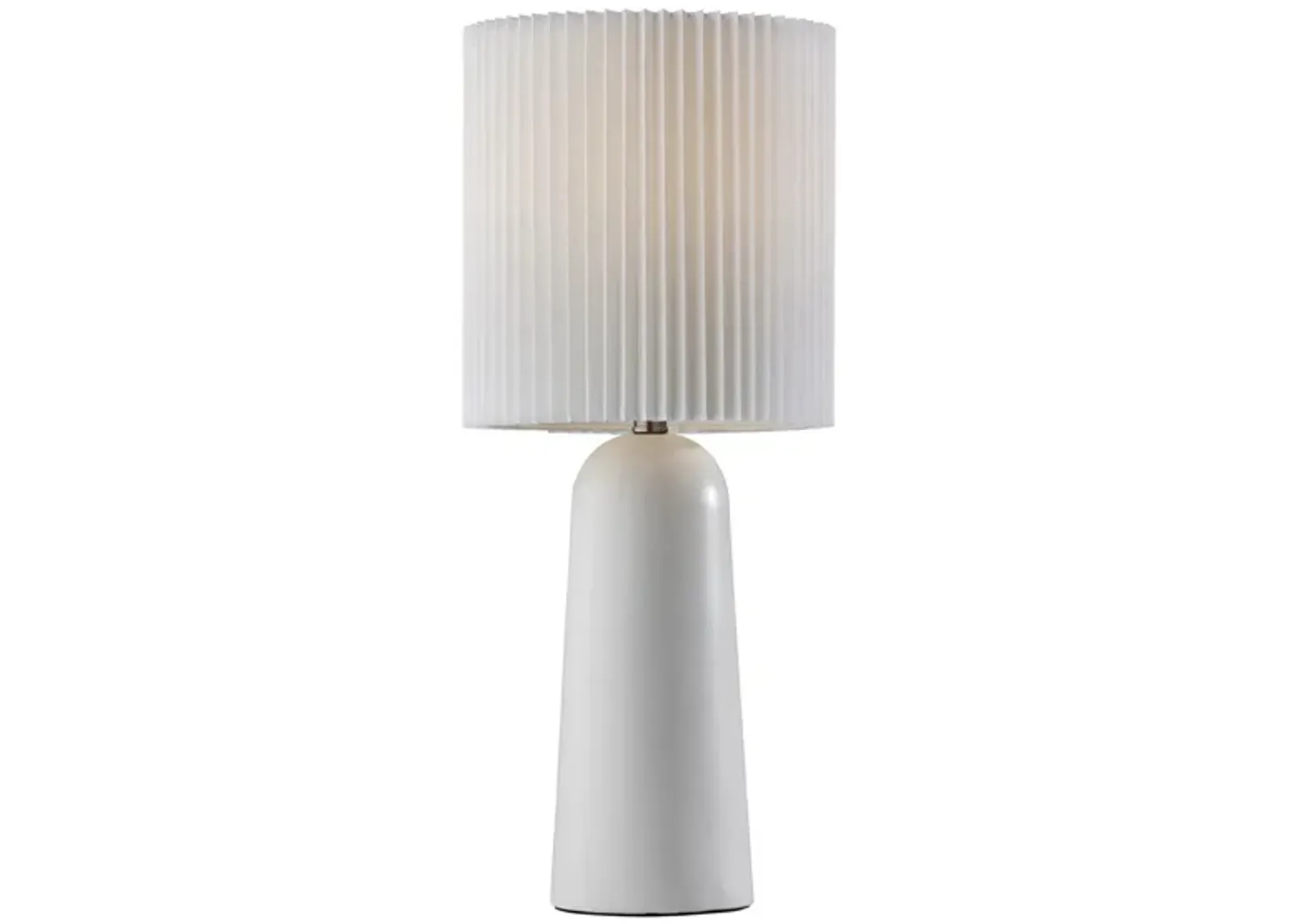 Callie Table Lamp in White by Adesso Inc