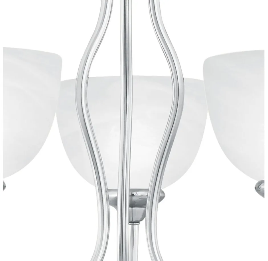 Tahoe 3-Light Chandelier in Brushed Nickel by Stein World