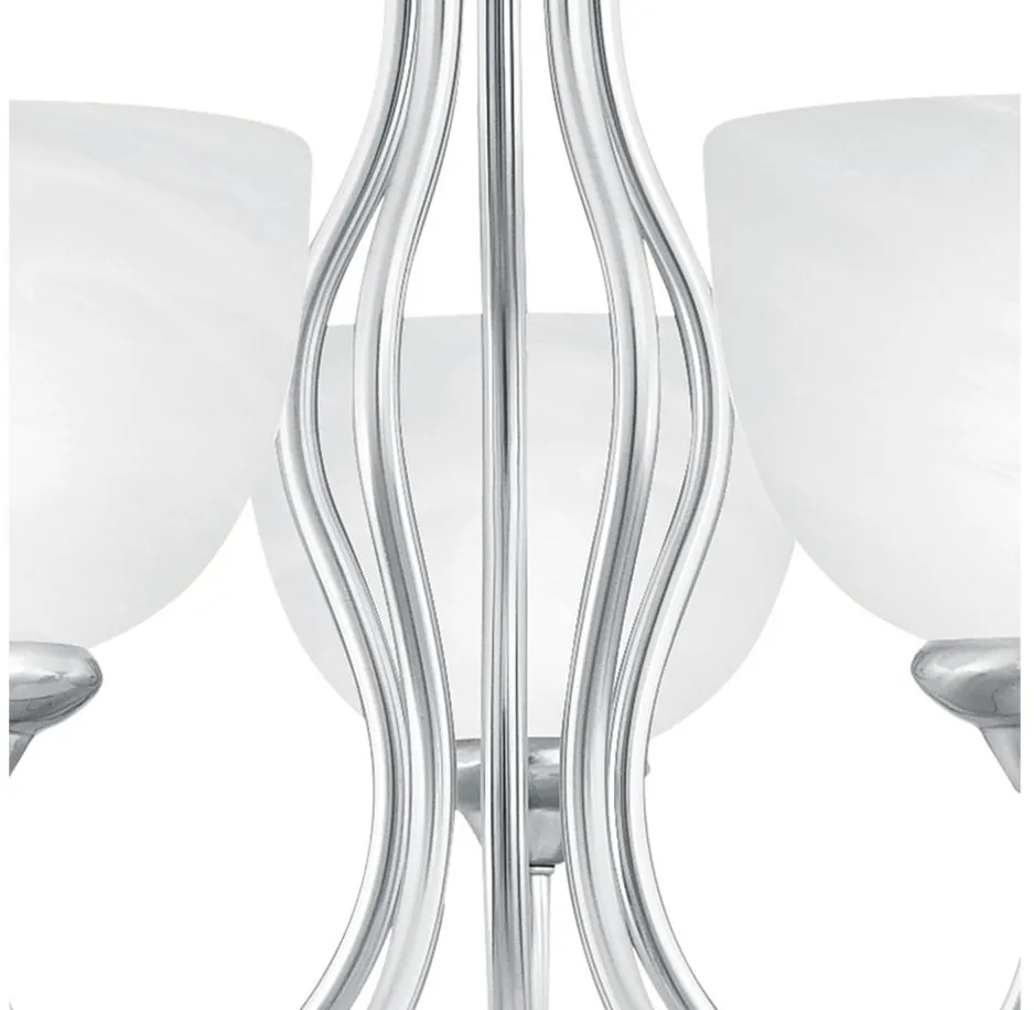 Tahoe 5-Light Chandelier in Brushed Nickel by Stein World