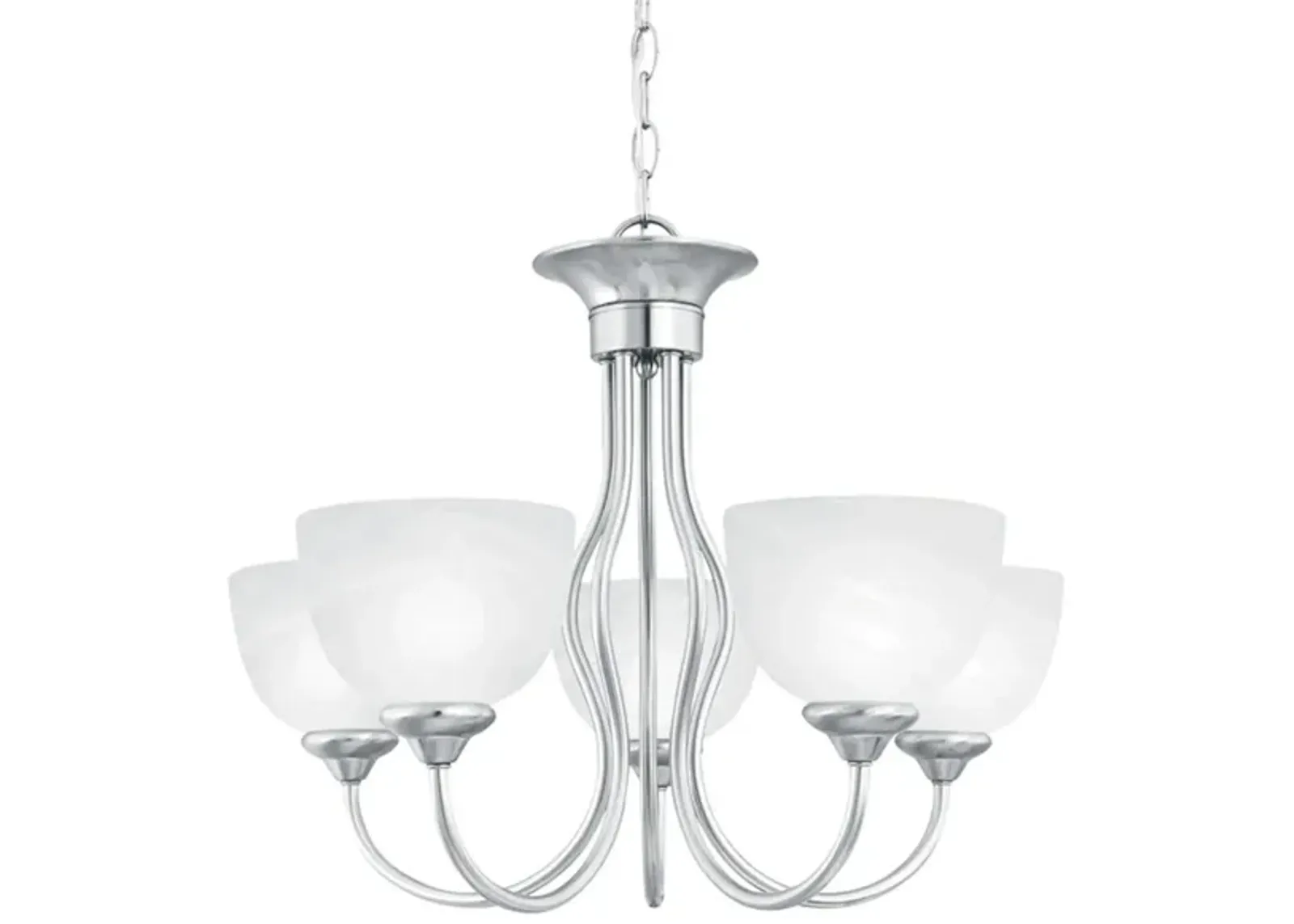 Tahoe 5-Light Chandelier in Brushed Nickel by Stein World