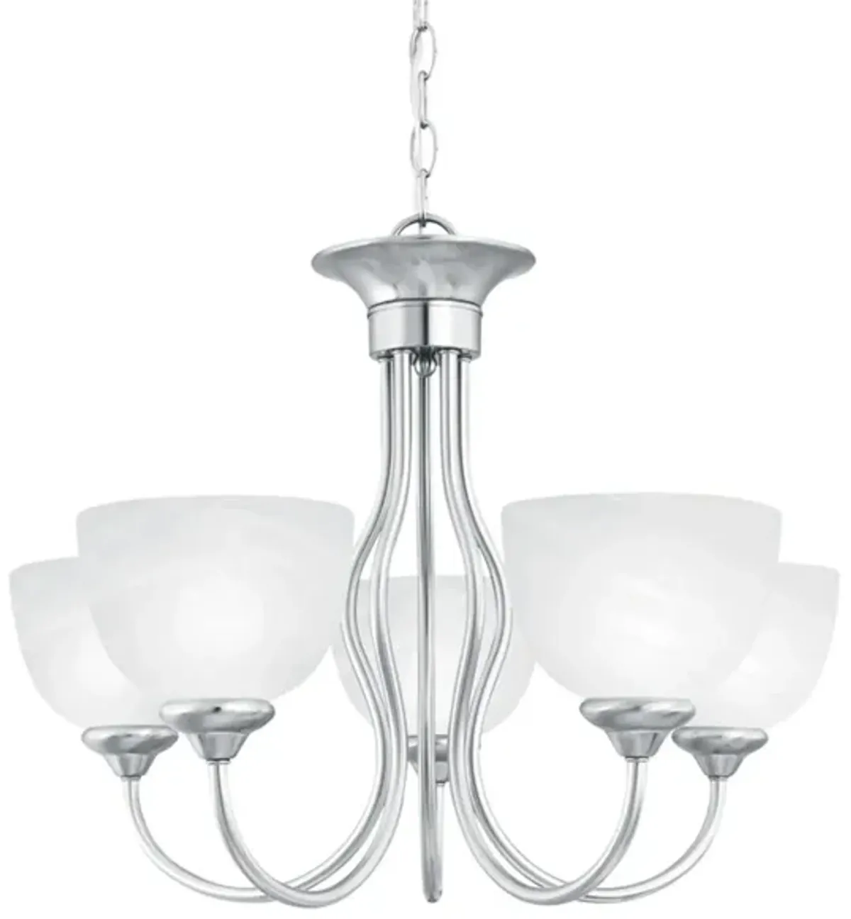 Tahoe 5-Light Chandelier in Brushed Nickel by Stein World