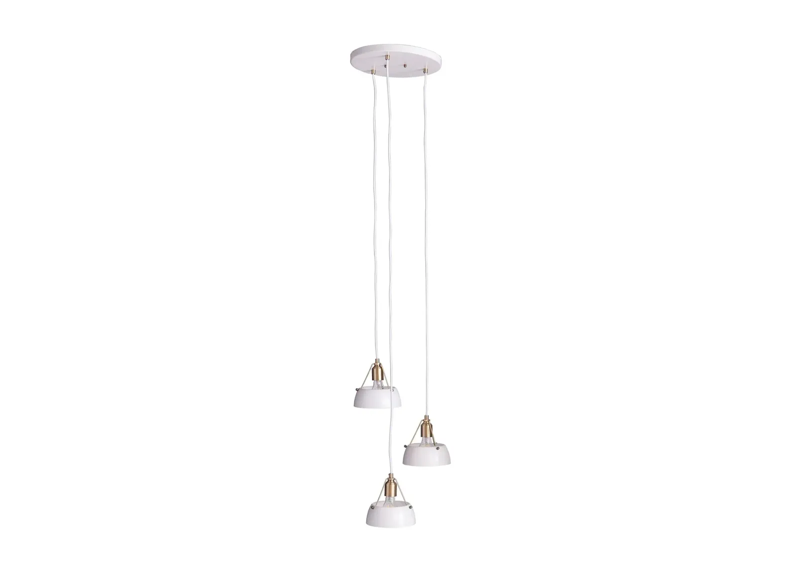 Skyla Pendant Lamp in White by SEI Furniture