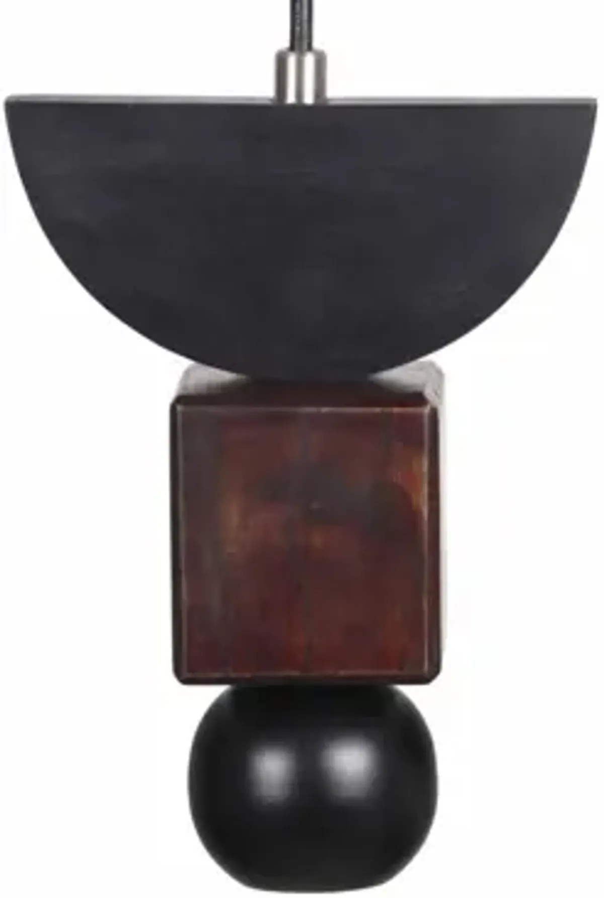 Taga Small Pendant Lamp in Black, Brown by Tov Furniture