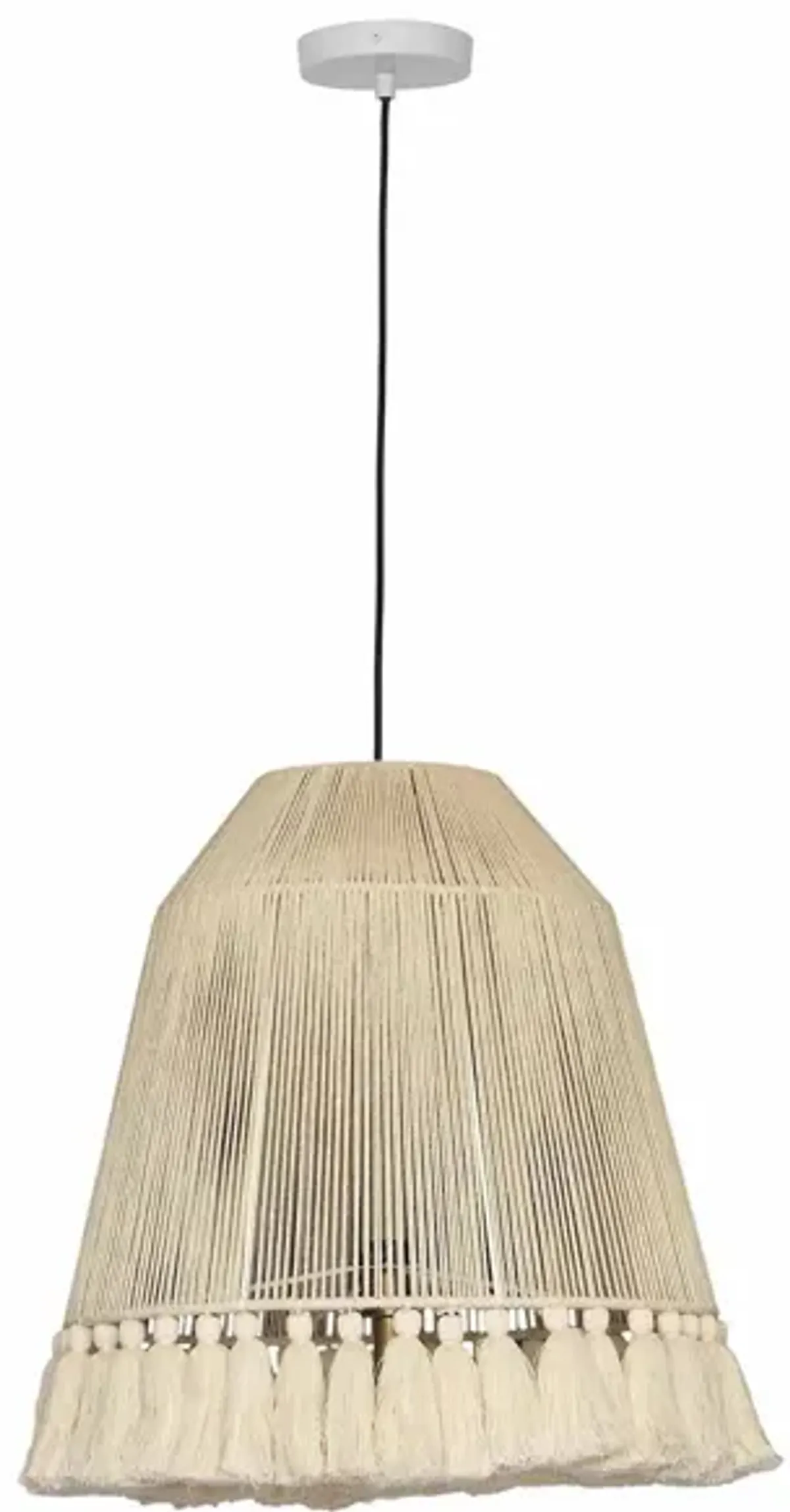 Helen Pendant Lamp in White by Tov Furniture