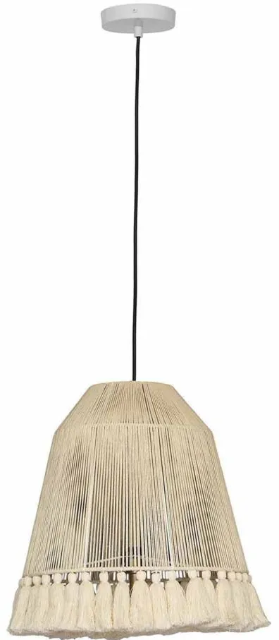 Helen Large Pendant Lamp in White by Tov Furniture