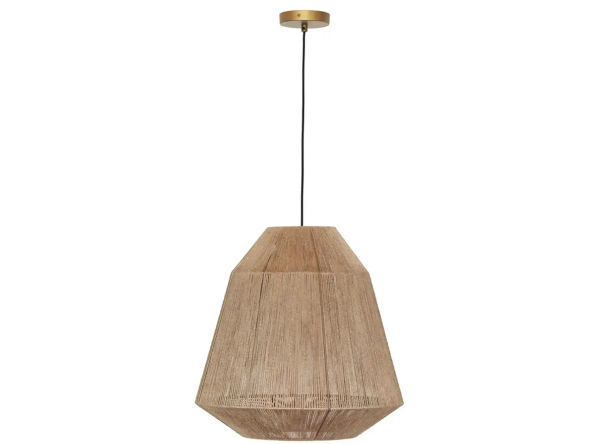 Hope Pendant Lamp in Natural by Tov Furniture