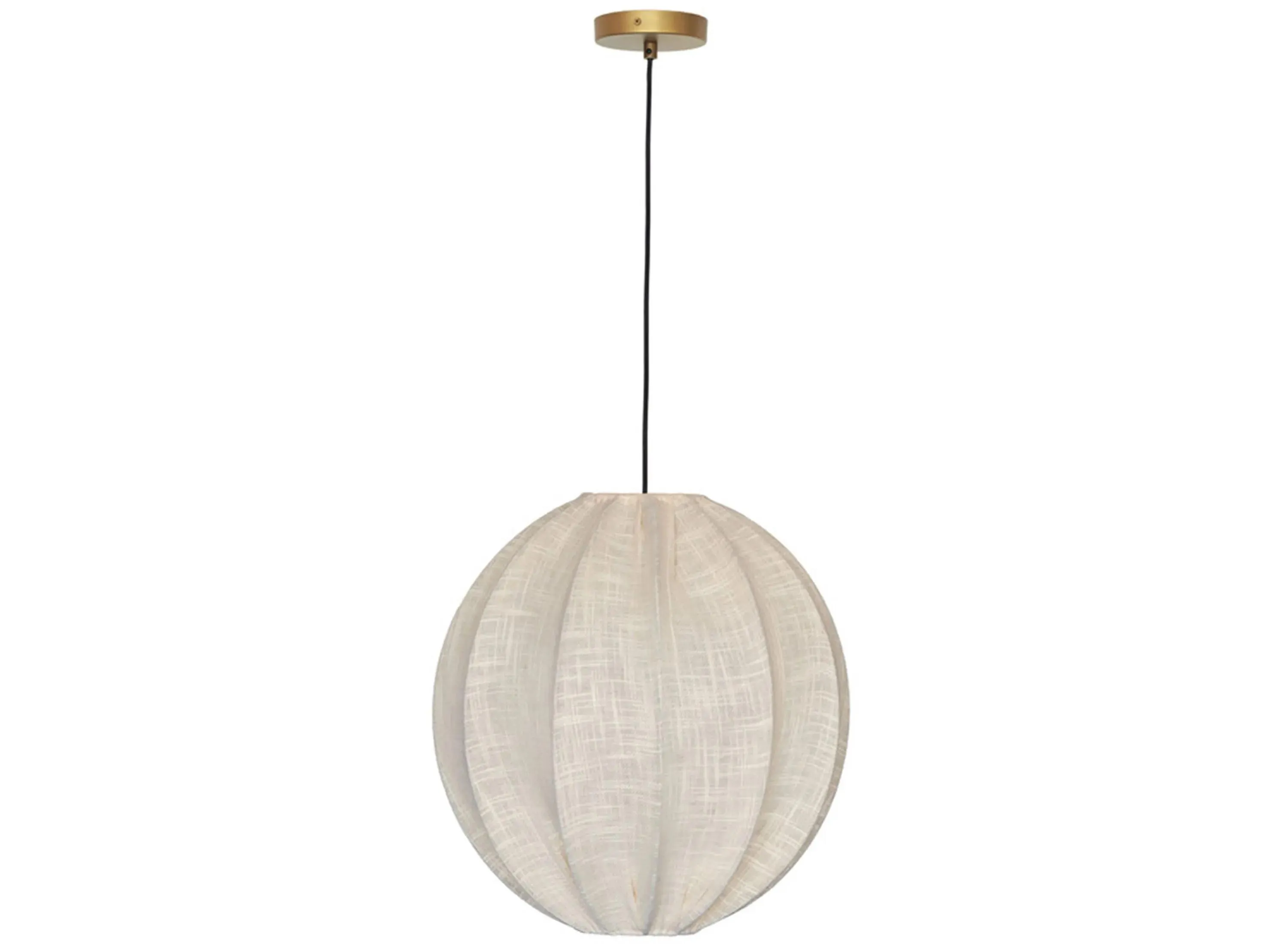 Elliana Pendant Lamp in Natural by Tov Furniture