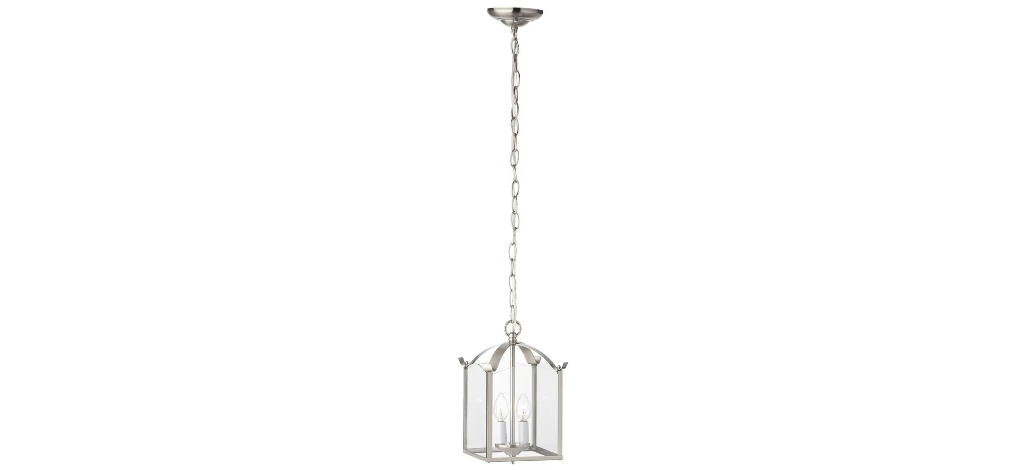 Whitmore 2-Light Chandelier in Brushed Nickel by Stein World