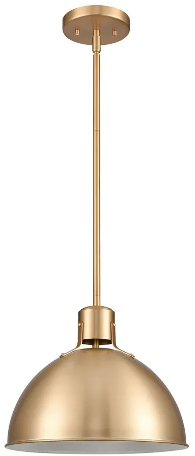 Zayne Pendant in Brushed Gold by Stein World