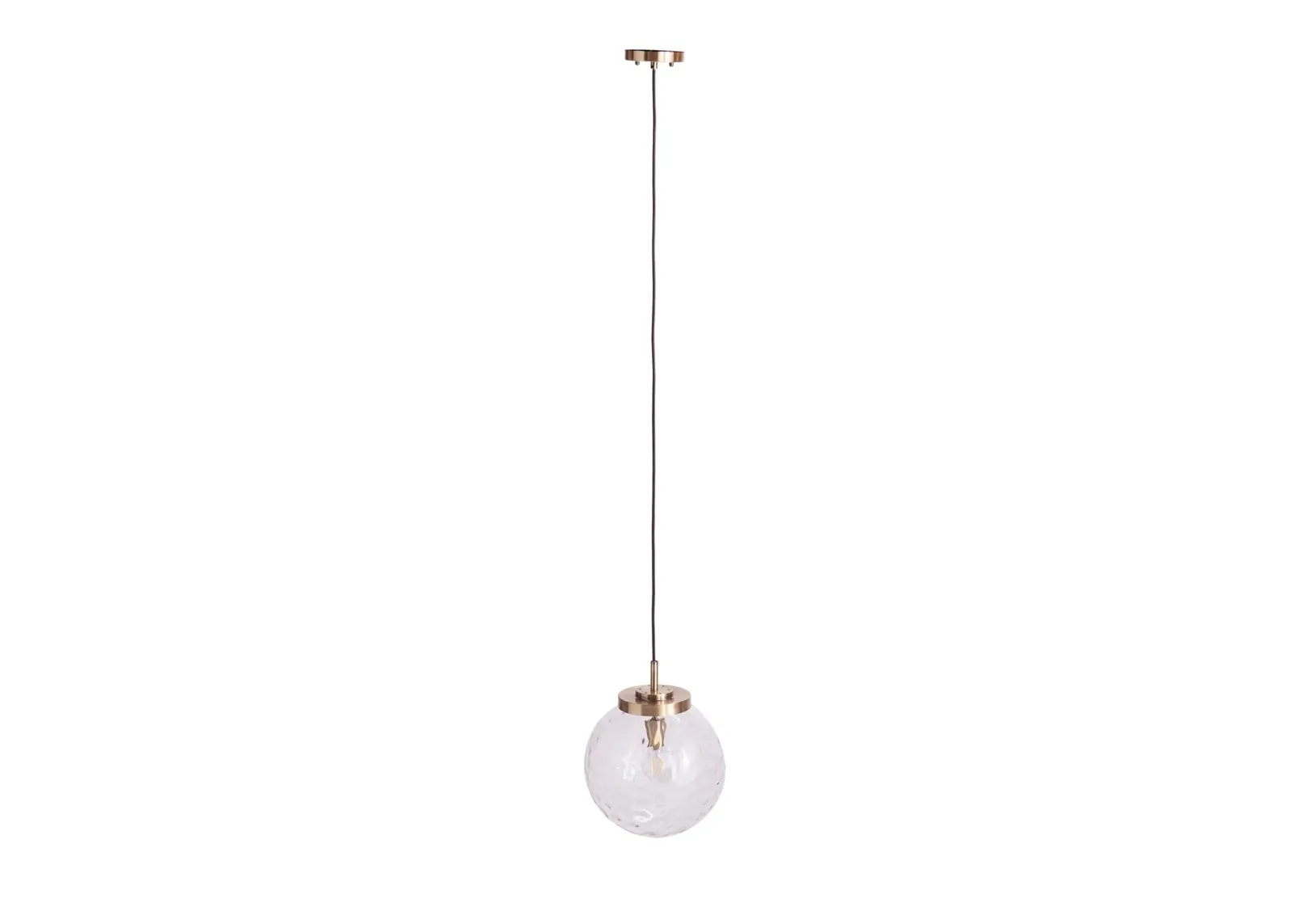 Sloane Pendant Lamp in Brass by SEI Furniture