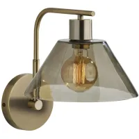 Zoe Wall Lamp in Antique Brass by Adesso Inc