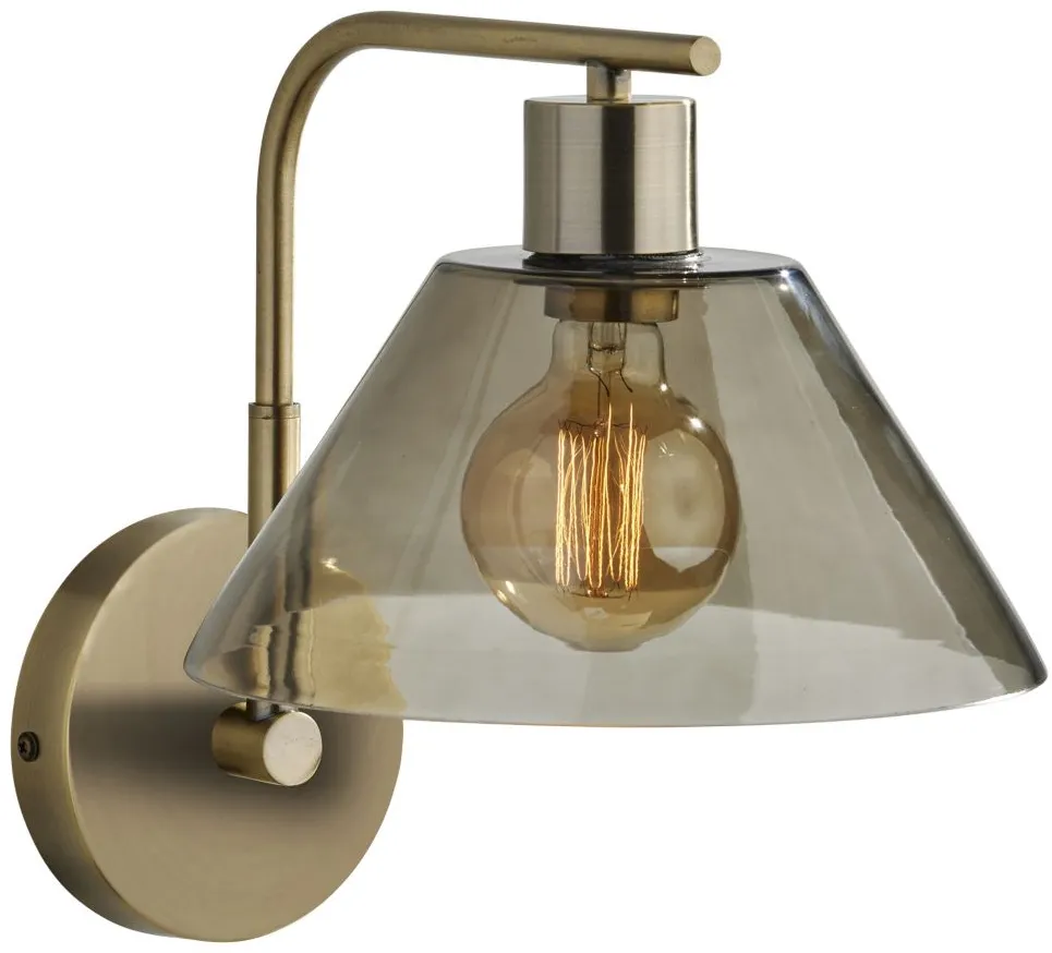 Zoe Wall Lamp in Antique Brass by Adesso Inc