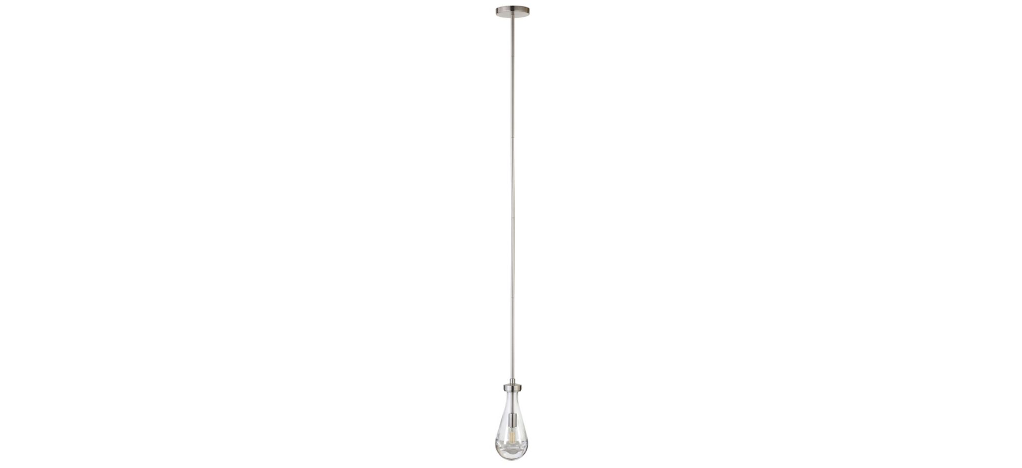 Twyla Pendant in Brushed Nickel by Hudson & Canal