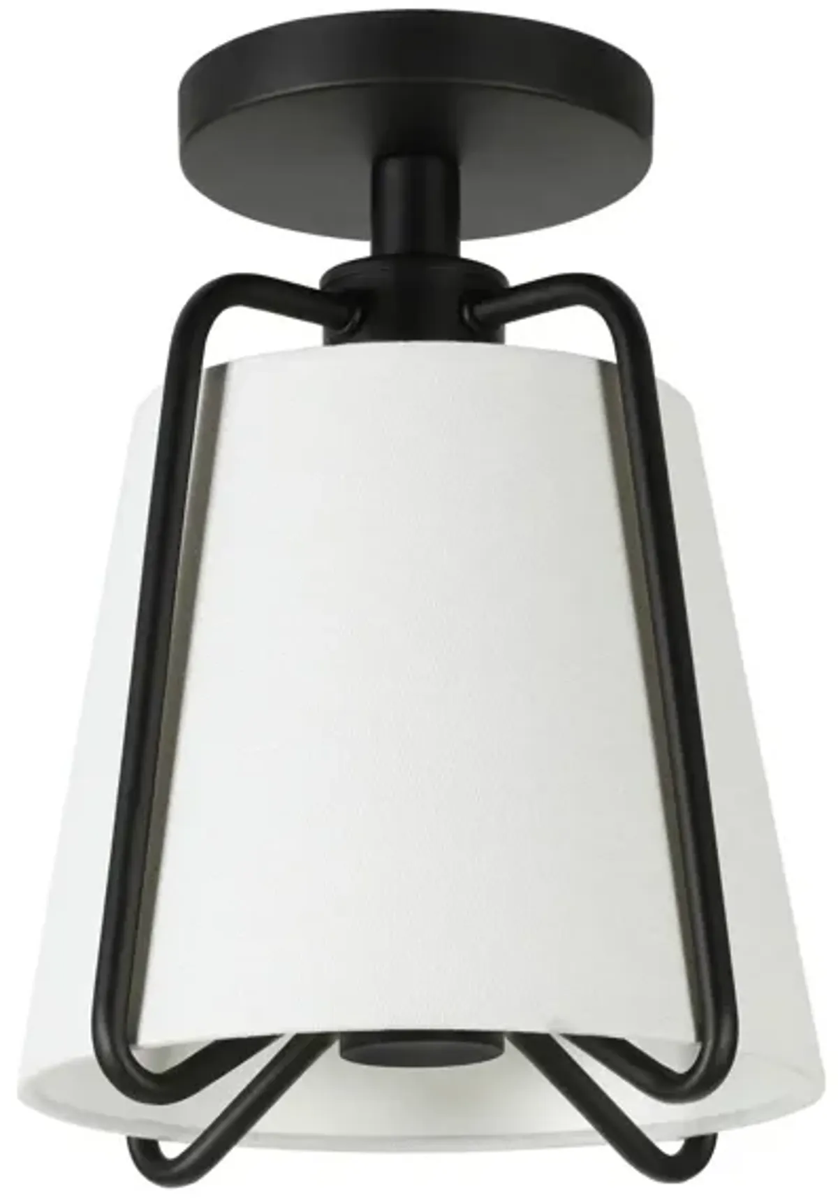 Mari Semi Flush Mount in Blackened Bronze by Hudson & Canal