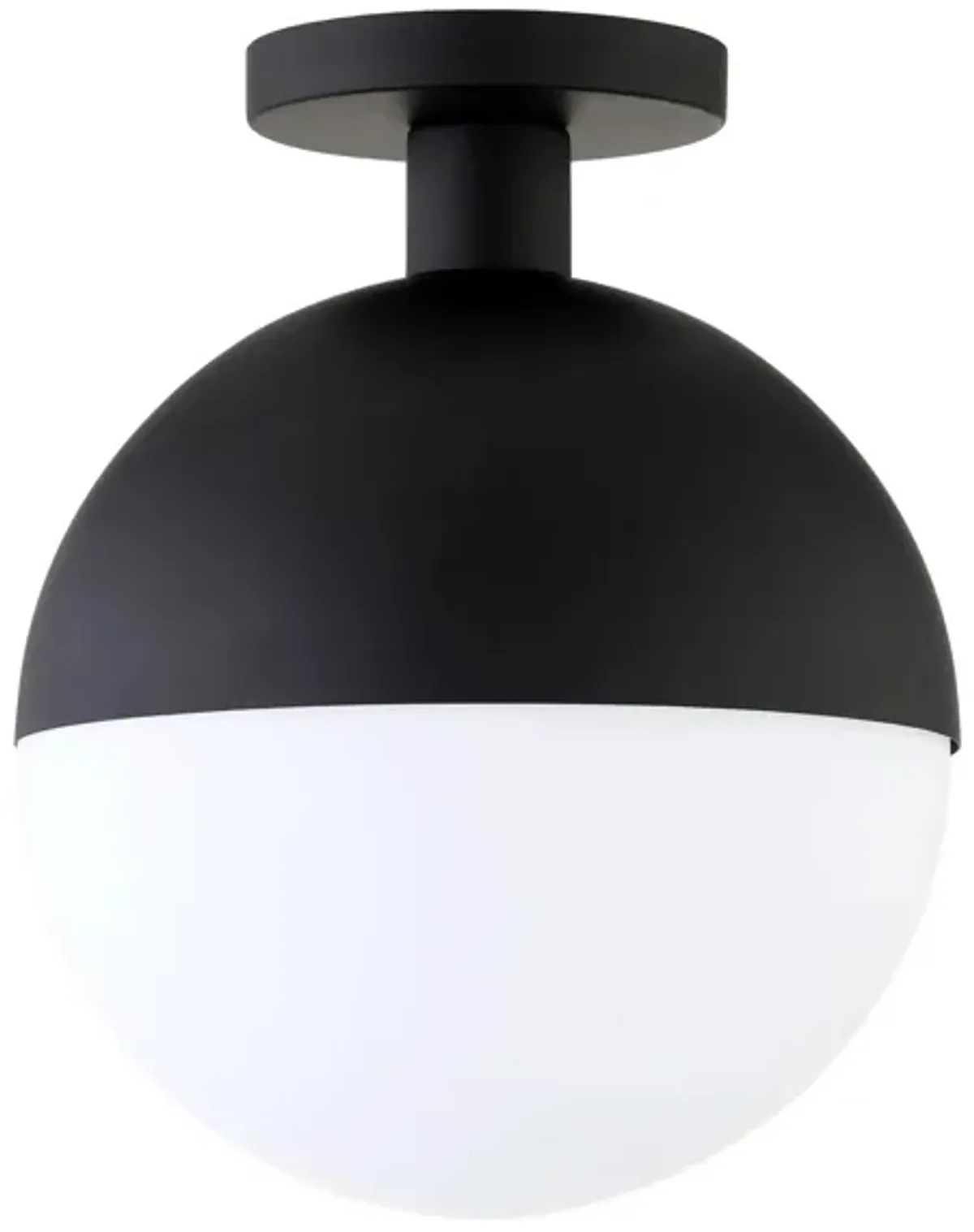 Carita Semi Flush Mount in Blackened Bronze by Hudson & Canal