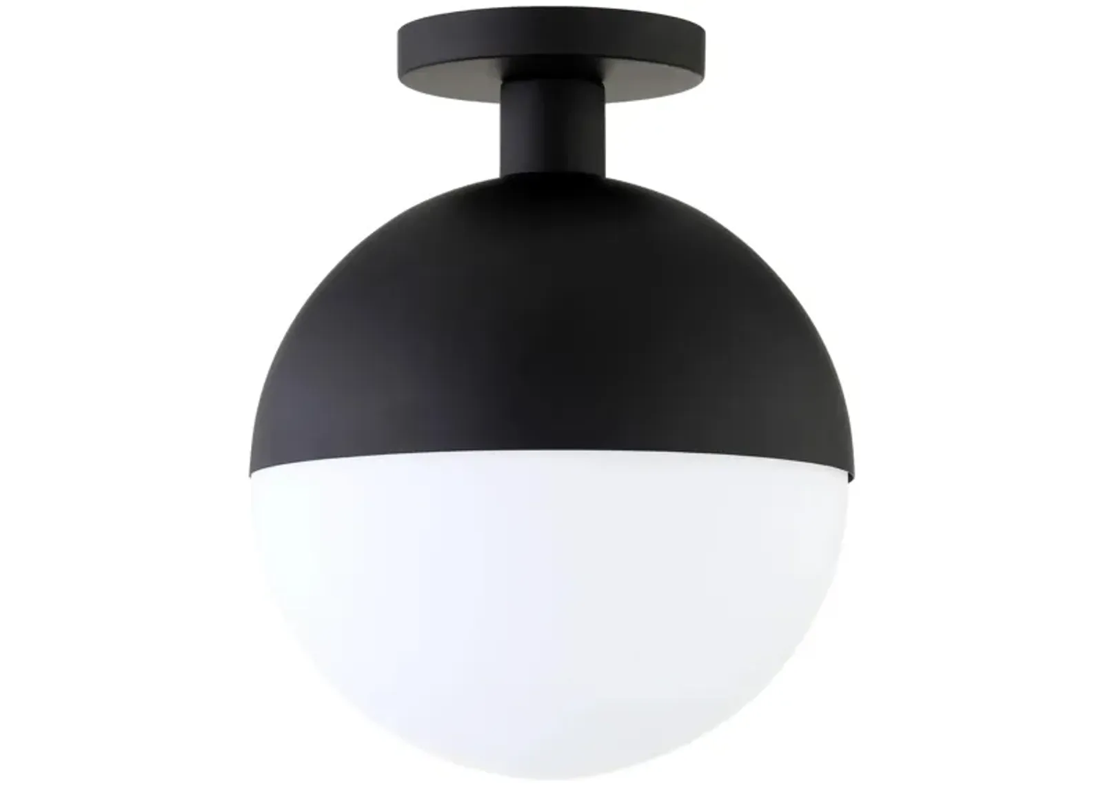 Carita Semi Flush Mount in Blackened Bronze by Hudson & Canal